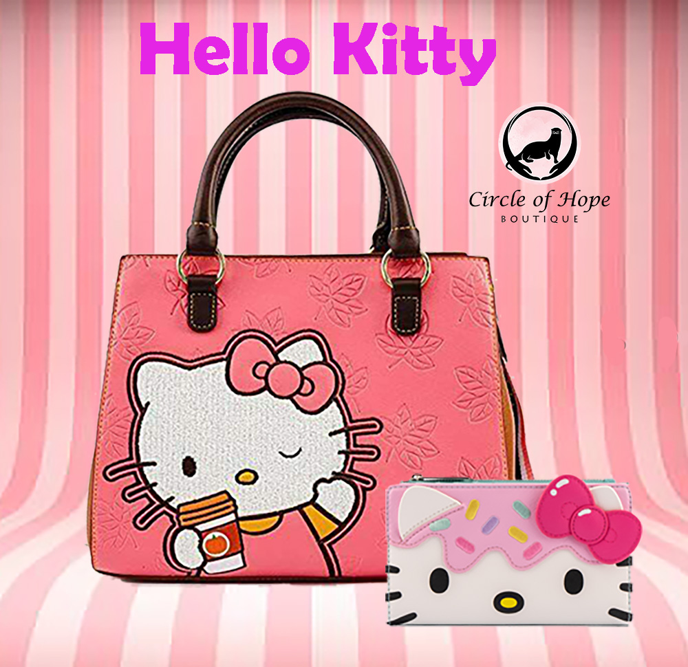 IN STOCK: Loungefly: Hello Kitty: Pumpkin Spice Latte Wave Cross