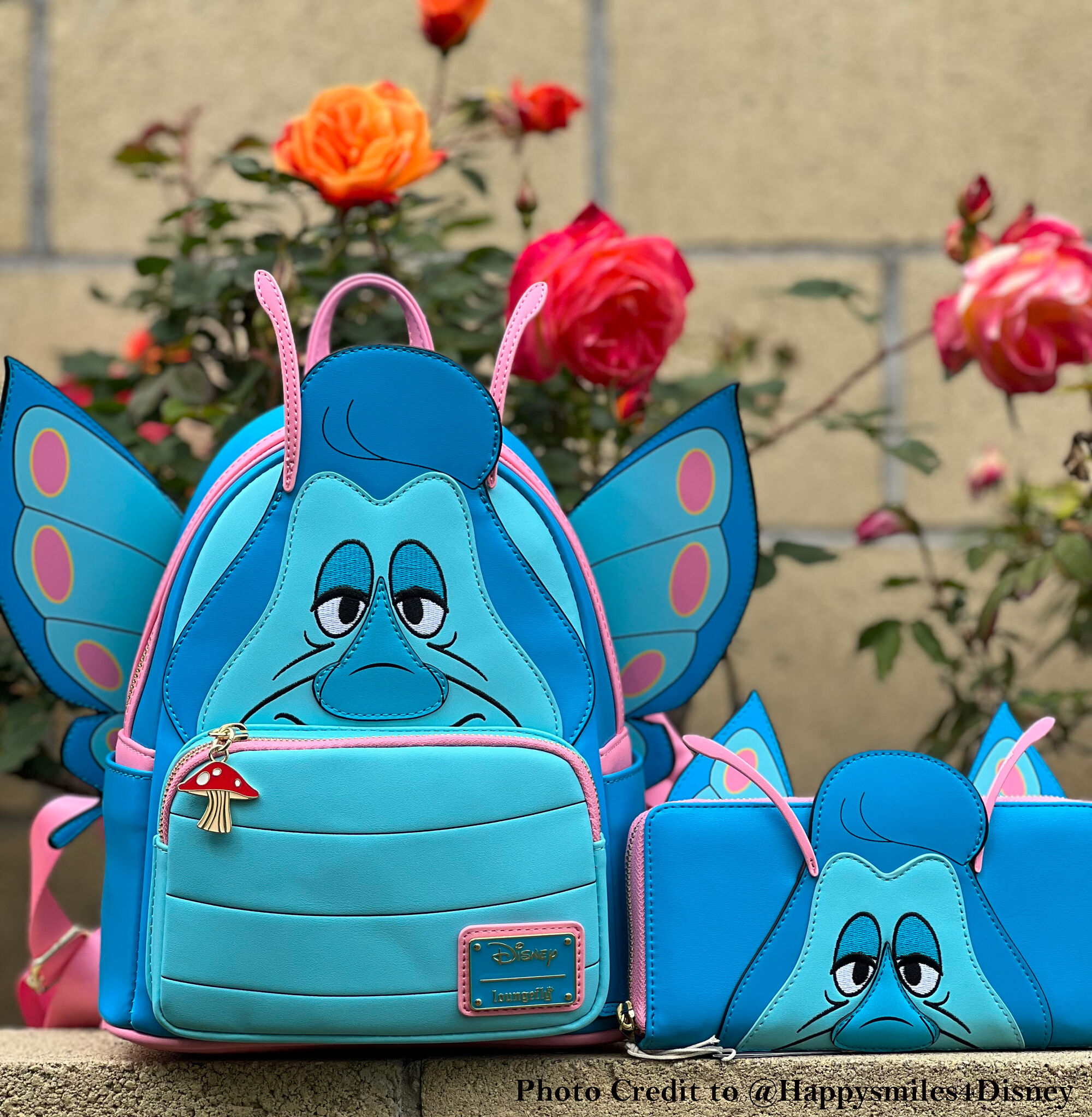 Disney Loungefly Mini Backpack Alice in Wonderland Absolem The Caterpillar